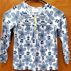 Hanna Andersson flower print blouse